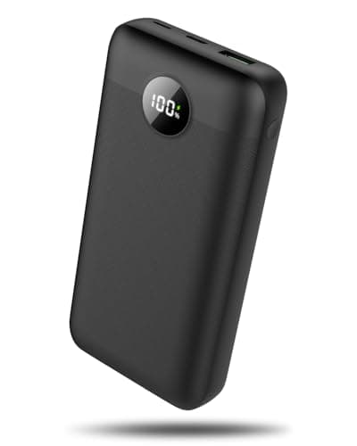 OKZU Lightest 5V 2A USB 20000mAh Heated Vest Battery Pack, Power Bank for Heated Jacket, Hoodies, Stadium Seats, Fast Recharging Portable Charge for Heated Clothing, Camping Chair (Black, 20000mAh)