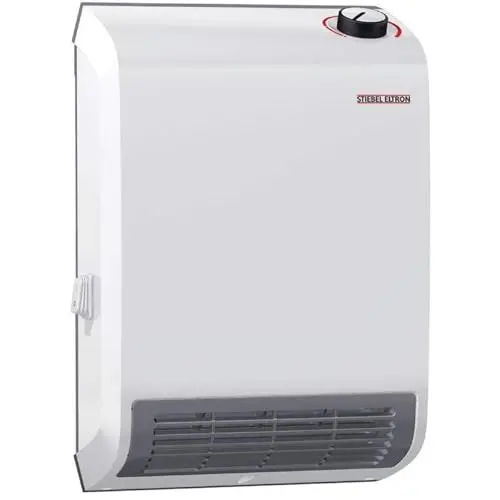 Stiebel Eltron CK Trend Wall-Mounted Electric Fan Heater, 2000W, 240V, White, Made in Germany