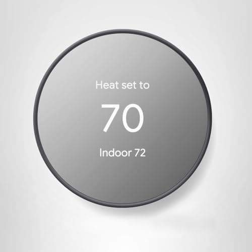Google Nest Thermostat - Smart Thermostat for Home - Programmable Wifi Thermostat - Charcoal 18