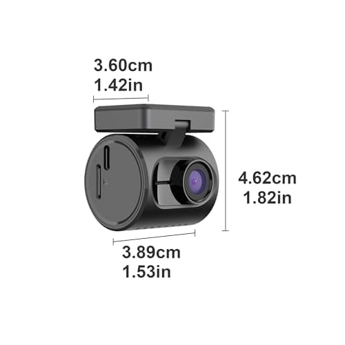 KAWA Tiny Dash Cam, 1296P QHD Mini Car Camera DashCam - Voice Control, WDR/3D DNR with Super Night Vision, 24H Parking Monitoring and G-Sensor Dash Camera, Mini 3 - Black 9