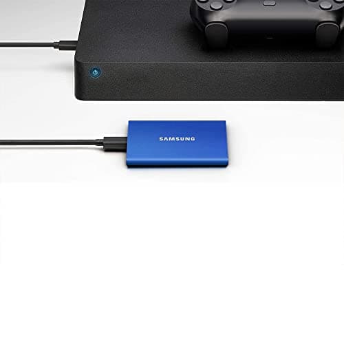 SAMSUNG MU-PC2T0T/AM Portable SSD T7 USB 3.2 2TB Gray Bundle with Deco Gear Hard EVA Case with Zipper for Tablets and GPS 6 Inch and 1 YR CPS Enhanced Protection Pack 7