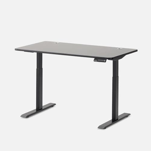 Autonomous Electric Standing Desk 2, 53 x 29 inches, Height Adjustable, Dual Motor (Black - Black)