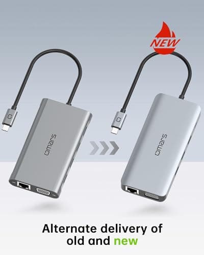 USB C Laptop Docking Station Dual Monitor HDMI for Dell HP 11 in 1 Type USB C Hub Triple Display Multiport Adapter Dongle to 2 HDMI 4K Ethernet 4 USB PD SD TF VGA for MacBook Lenovo Surface 10