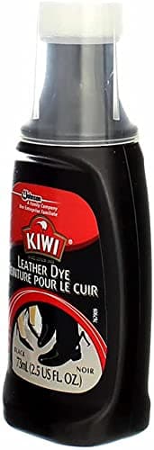 KIWI Leather Dye Restorer | For Shoes, Boots, Furniture, Jacket, Briefcase and More | Black | Includes Sponge Applicator 5