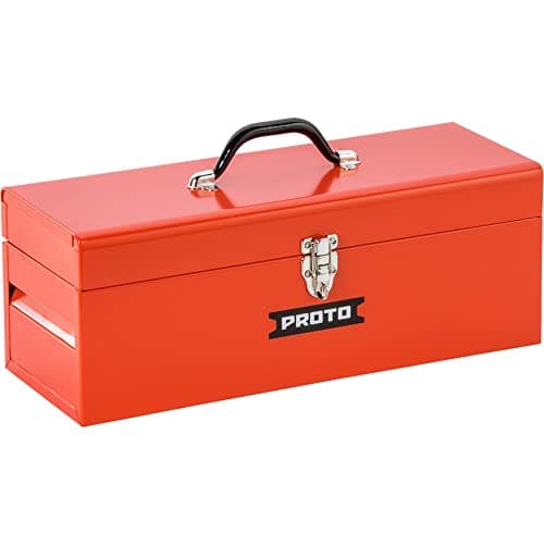Stanley Proto J9954-NA Proto General Purpose Tool Box Red, 14"L X 6"D X 6-1/2"H