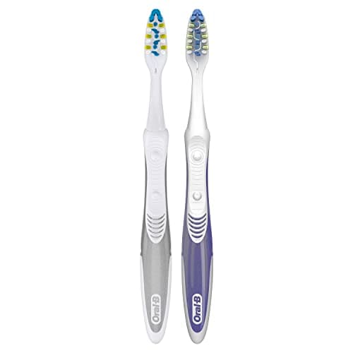 Oral-B 3D White Pulsar, Battery electric toothbrushes, 2 count SOFT toothbrush pack, removes stains, whitens teeth, travel essentials tooth brush 8