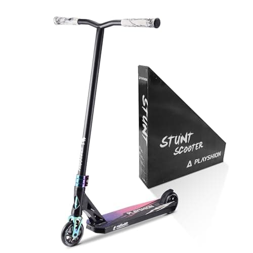 Pro Scooter for Adults & Kids - Trick Scooters Stunt Scooter with 120mm PU Wheels, ABEC-9 Bearings & Forged Aluminum Fork - Heavy Duty Scooters for Advanced Riders, Tyd 6