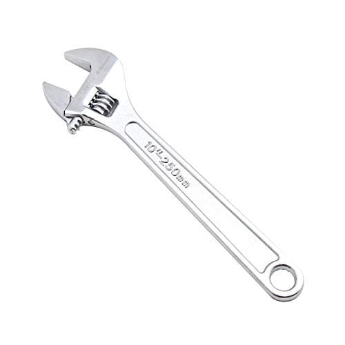 Donext 10 Inch Adjustable Wrench Professional Hand Tool CR-V Steel Crescent Wrench
