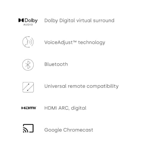 Polk Audio Signa S3 Sound Bar for TV & Wireless Subwoofer with Built-in Chromecast & Google Assistant, Low-Profile Design, Works with 8K, 4K & HD TVs, Bluetooth and Wireless Streaming 7