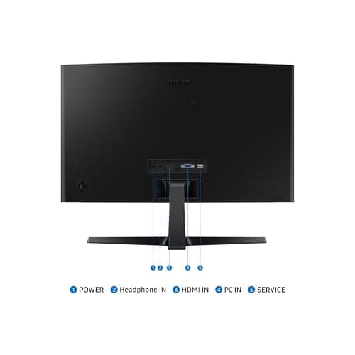 Samsung 24" Essential S3 (S36GD) Series FHD 1800R Curved Computer Monitor, 100Hz, Game Mode, Advanced Eye Comfort, HDMI and D-sub Ports, LS24D366GANXZA 7