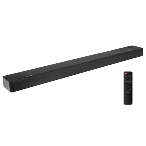 Westinghouse 3.1.2 Channel All-in-One Soundbar with Dolby Atmos and Digital Plus, Built-in Low Frequency Driver and Height Speakers, 210W Surround Sound, eArc, HDMI, Bluetooth, Roku TV Ready