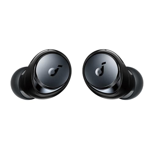 Soundcore by Anker Space A40 Adaptive Active Noise Cancelling Wireless Earbuds, Reduce Noise by Up to 98%, Ultra Long 50H Playtime, 10H Single Playtime, Hi-Res Sound, Comfortable Fit, Wireless Charge 7