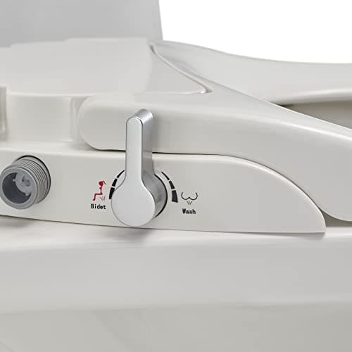 American Standard 5900A05GT.020 Aquawash 1.0 Manual Bidet SpaLet Seat with Telescoping Lid, White 7