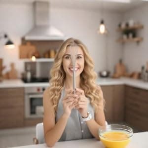 FLYINGSEA Whisks,Small Whisk,Mini Whisk,Stainless Steel Whisks,Cooking and Kitchen Gadget.(1 Pcs) 9