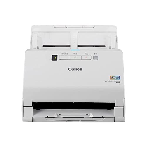 Canon imageFORMULA RS40 - Photo and Document Scanner, Auto Document Feeder, Windows and Mac, Scans Old and New Photos in Varying Sizes, USB Interface