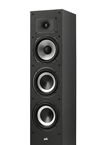 Polk Monitor XT60 Tower Speaker - Hi-Res Audio Certified, Dolby Atmos, DTS:X & Auro 3D Compatible, 1" Tweeter, 6.5" Dynamically Balanced Woofer, (2) 6.5" Passive Radiators (Single, Midnight Black) 11