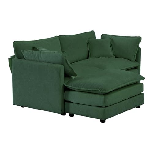 Deep Seat Convertible Modular Sectional Sofa Sets, Comfy Chenille Upholstered Cloud Couch with Detachable Seat&Back Cushion, Free Combination Corner Sofabed for Small Space Living Room Office 6