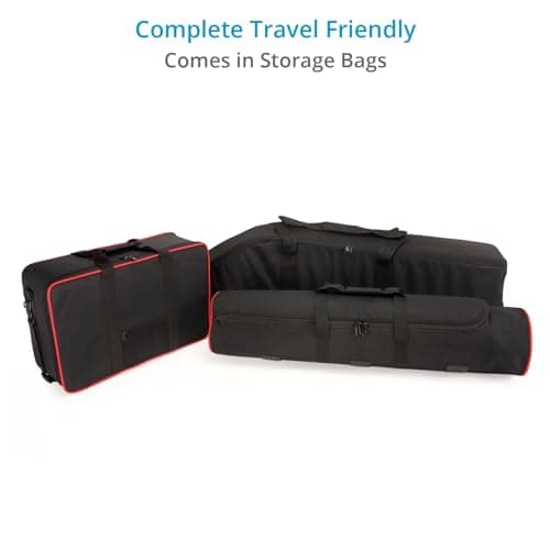 PROAIM 7ft Wave-2 Portable Camera Jib Crane Package with Jr. Pan Tilt Head, 100mm Tripod Stand, Dolly & Spreader for DSLR Video Film Cinema Camera Camcorder Up to 6kg/13.2lb + Carrying Bag (P-WV-2PP) 9