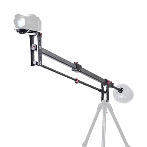 IFOOTAGE 85 inches Carbon Fiber Camera Mini Jib Crane M1 III (Hold up to 33lbs) Foldable and Extendable Jib Arm with 1/4 & 3/8 inch Quick Release Plate