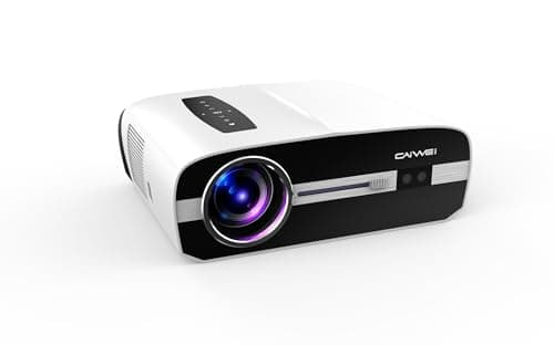 UHD 4K Projector with 5G Wifi Bluetooth, Home Cinema Daytime Projector for Gaming Office Works 13,000Lumens LCD Smart Projectors Wireless Casting with iPhone Laptop Netflix Disney+ (white)