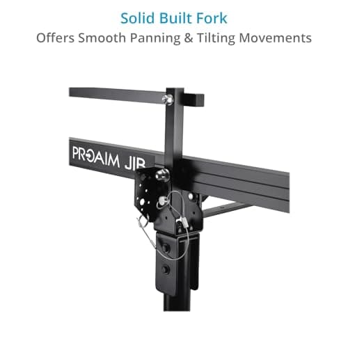 PROAIM 12ft Camera Crane Jib Arm for 3-axis Gimbals, Pan-Tilt & Fluid Head. for DSLR Video Cameras up to 8kg /17.6lb (P-12) 6