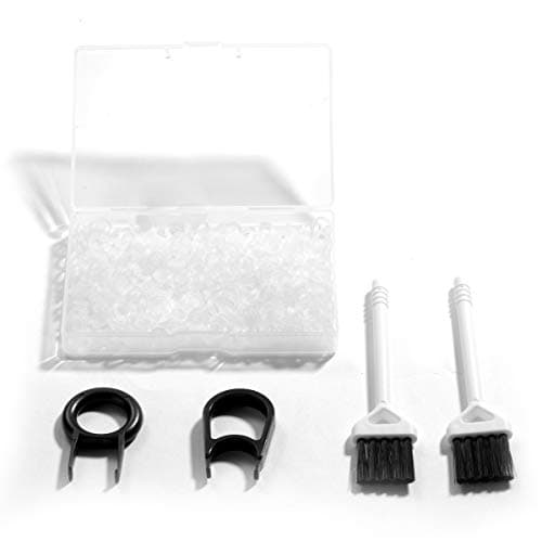 Litorange Silicone 500PCS 40A Clear Universal O-Ring Switch Dampeners Keycap Sealing Gasket Washer (Better Than Rubber) for Cherry MX Switch Keyboard and Mechanical Keyboard Keys Dampers