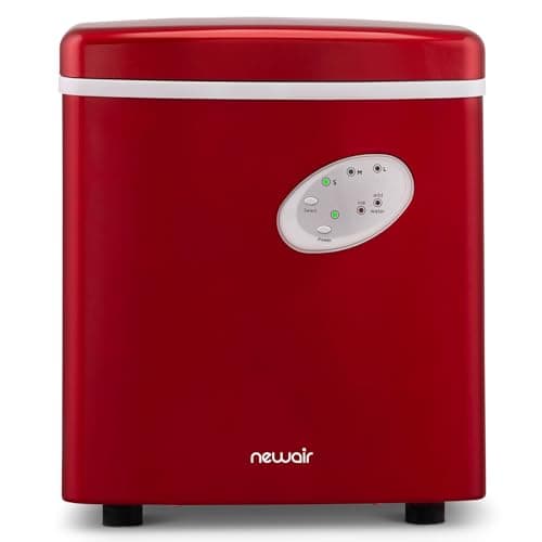 Newair Bullet Ice Machine - 28 lbs/Day Countertop Ice Maker, BPA Free, Portable Ice Maker Machine, 3 Size Ice Cube Maker, Ideal for Home Office, Kitchen or Bar | Red 17