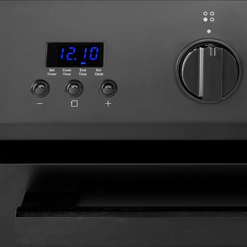 COSMO COS-ERD304K-BK 30 in. Stellar Collection 5.0 cu. ft. Electric Range with 4 Burner Glass Cooktop and Convection Oven in Matte Black 8