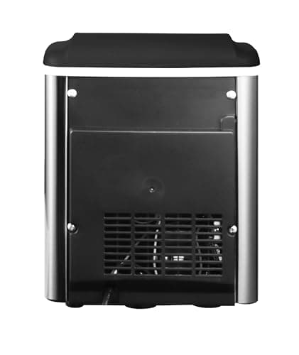 Frigidaire EFIC103-AMZ-SC Counter Top Maker with Over-Sized Ice Bucket, Stainless Steel, Self Cleaning Function, Heavy Duty, Stainless 6