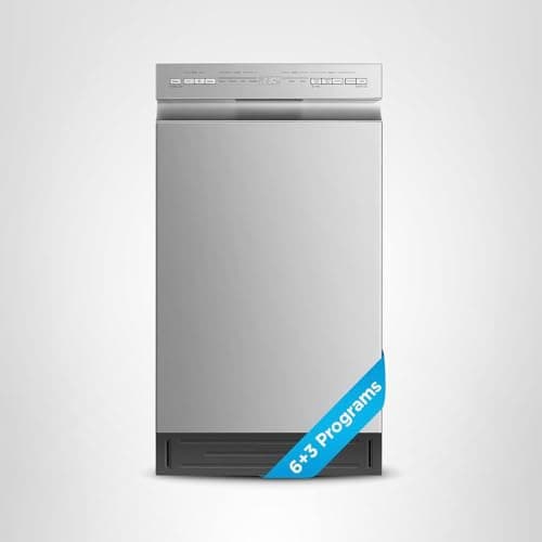 Midea MDF18A1AST Built-in Dishwasher with 8 Place Settings, 6 Washing Programs, Stainless Steel Tub, Heated Dry, Energy Star 9