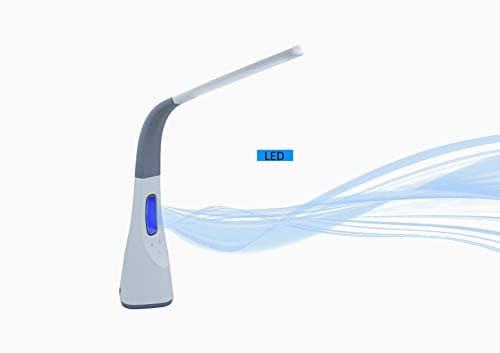 Artiva USA Oxford Adjustable LED Desk lamp with Bladeless Fan & USB Charger