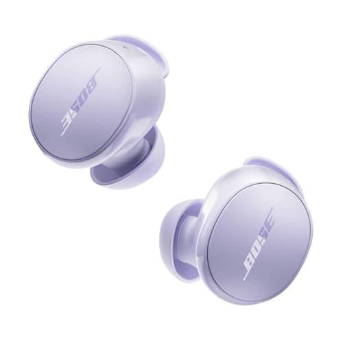 Bose QuietComfort Bluetooth Earbuds, True Wireless Earbuds with Active Noise Cancellation and Mic, Deep Bass, IPX4 Rating, Up to 8.5 Hours of Playtime, Chilled Lilac