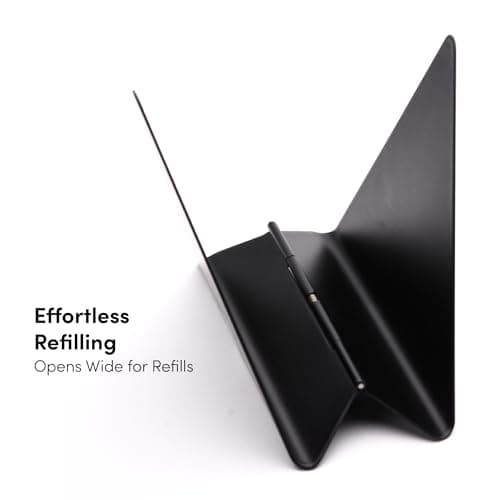 xympo Self-Adjusting Napkin Holder – Compact Black Metal Dispenser for Standard Paper Napkins, Ideal for Kitchen Countertops 6