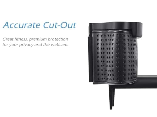 CloudValley Webcam Cover for Logitech C920/ C920x/ C922x/ C930e/ C922/ C920 HD Pro Stream Webcam, Camera Cover to Protect Lens and Security, Black 6