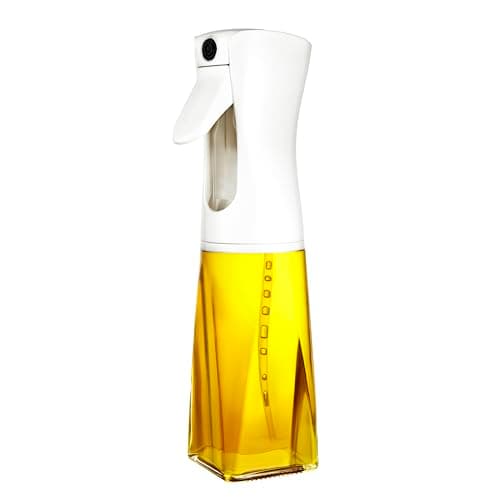 Quality Glass Olive Oil Sprayer White | for Cooking, Olive Oil Dispenser, for Kitchen Gadgets, Air Fryer, Salad, BBQ (Perfect for any Oil) 7