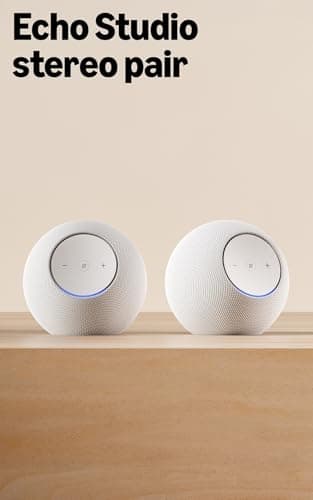 Echo Studio (newest model) stereo pair, Glacier White 8