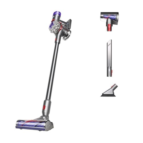 Dyson V8 Plus Cordless Vacuum, Cleans Hard Floors and Carpets, Detangles, Converts to Handheld, 115AW, 2 Power Modes, Up to 40 Minutes¹