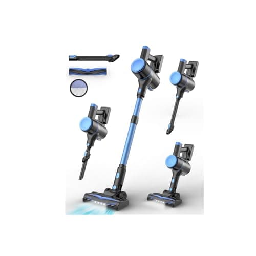 UML0 N8 Cordless Vacuum Cleaner,Lightweight Stick Vacuum with Powerful Suction,2200mAh Battery,40 Mins Runtime,Self-Standing