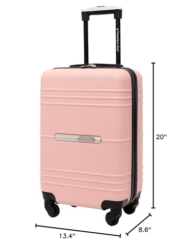 Travelers Club 22" Richmond Spinner Carry-On Luggage, Rose Gold 11