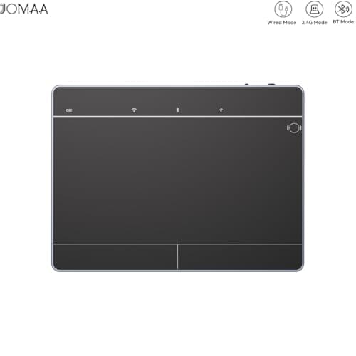 JOMAA Wired&2.4GWireless&Bluetooth Trackpad for Windows 10/11,Rechargeable Touchpad Mouse with Multi-Gesture Support for PC Laptop Computer (Black) 8