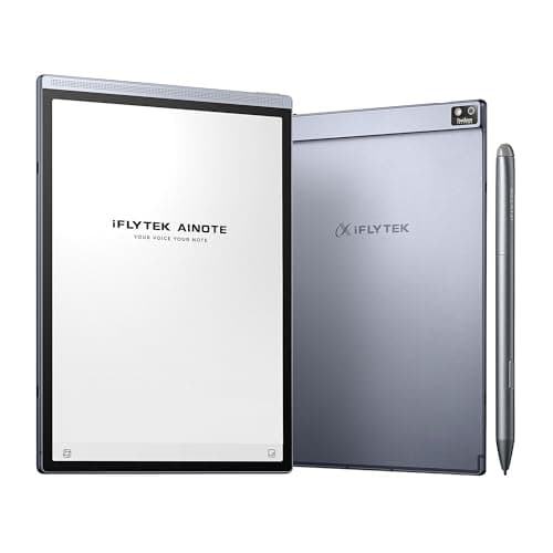 iFLYTEK AINOTE Air 2 Bundle – 8.2" E Ink AI Note-taking Tablet with Stylus, 4096 Pressure Levels, Digital Notebook with Voice-to-Text Transcription, Multi-languages Support, Ideal for Meetings & Study