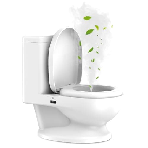 Creative Toilet Humidifier, Gag Gifts, White Elephant Gift, Funny Portable Mini Humidifier Two Mist Settings Adjustable, 2025 New Essential Oil Diffuser for Home Office Desktop