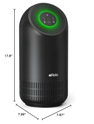 Afloia Air Purifier for Pets, Air Purifiers for Home Large Room Up to 880 Ft², Efficient Filter Air Cleaner for Home Remove 99.99% Pets Hair Odor Dust Smoke Mold Pollen, Fillo Black 10