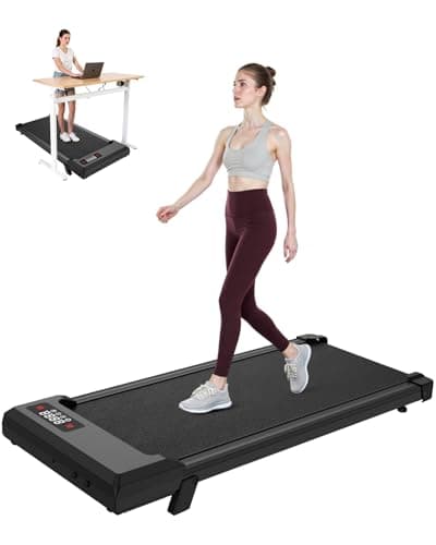 Walking Pad with Incline, Under Desk Treadmill, 7% Incline, 2.5HP Low Noise Portable Treadmills for Office Home with 308lb Capacity, Remote Control LED Display