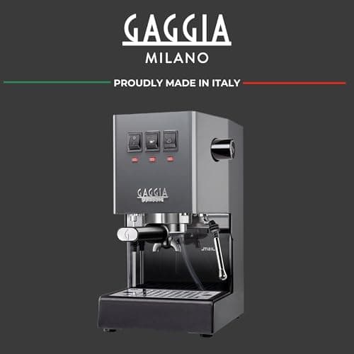 Gaggia RI9380/51 Classic Evo Pro Espresso Machine, Industrial Grey, Small 7