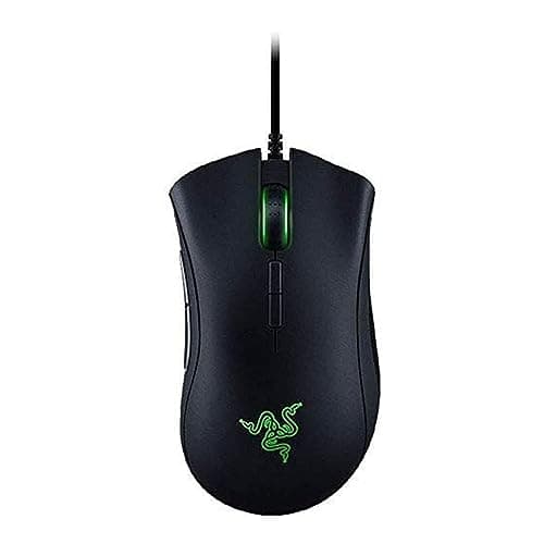 Razer DeathAdder Elite Gaming Mouse: 16,000 DPI Optical Sensor - Chroma RGB Lighting - 7 Programmable Buttons - Mechanical Switches - Rubber Side Grips - Matte Black