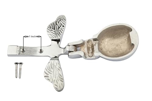 Generic Bumblebee Door Knocker, Solid Brass (Silver) 5