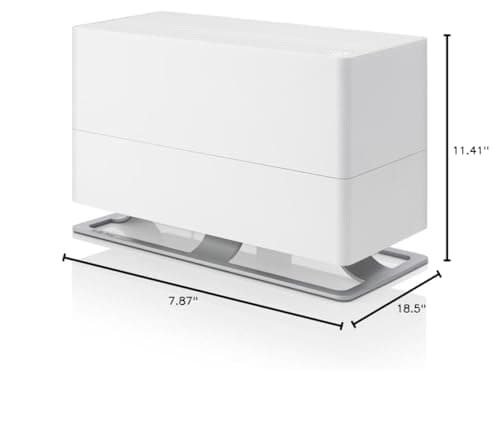 Stadler Form humidifier Oskar big, energy-saving humidifier for rooms up to 1077 square feet, evaporator with automatic switch-off, dimmable LEDs, very quiet, white 7