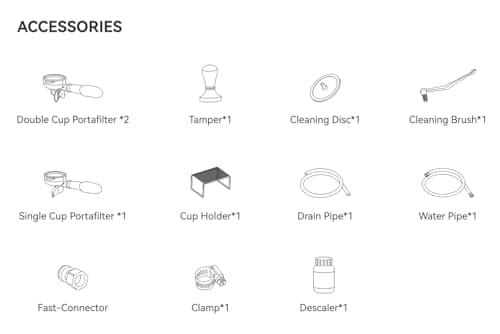 Commercial 2-Group Volumetric Espresso Machine for Restaurant and Café Use, Stainless Steel and Copper Construction, 220V, White 8