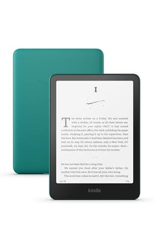 Amazon Kindle Paperwhite 16GB (newest model) – 20% faster, with new 7" glare-free display and weeks of battery life – Without lockscreen ads – Jade